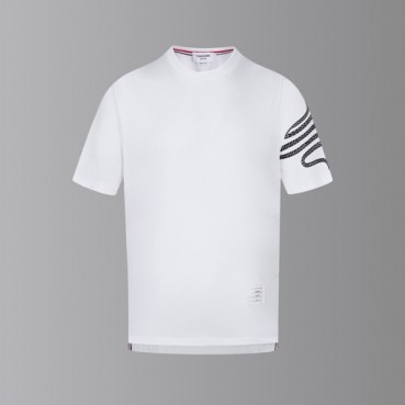 톰브라운 남성 라운드 반팔티 - Thom Browne Mens Round Tshirts 