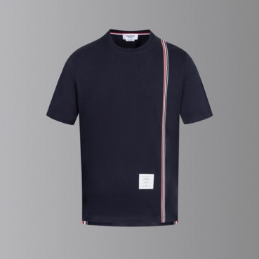 톰브라운 남성 라운드 반팔티 - Thom Browne Mens Round Tshirts 