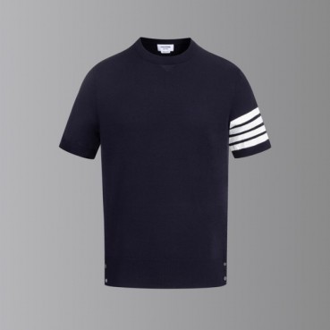 톰브라운 남성 라운드 반팔티 - Thom Browne Mens Round Tshirts 