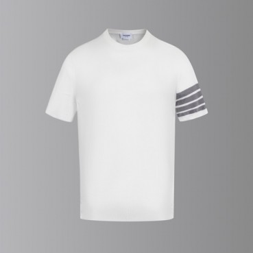 톰브라운 남성 라운드 반팔티 - Thom Browne Mens Round Tshirts 