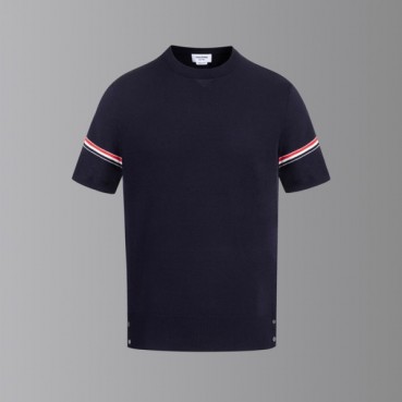 톰브라운 남성 라운드 반팔티 - Thom Browne Mens Round Tshirts 