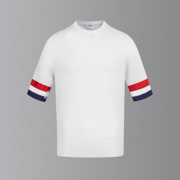 톰브라운 남성 라운드 반팔티 - Thom Browne Mens Round Tshirts 