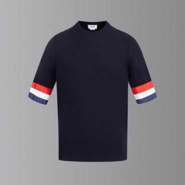 톰브라운 남성 라운드 반팔티 - Thom Browne Mens Round Tshirts 