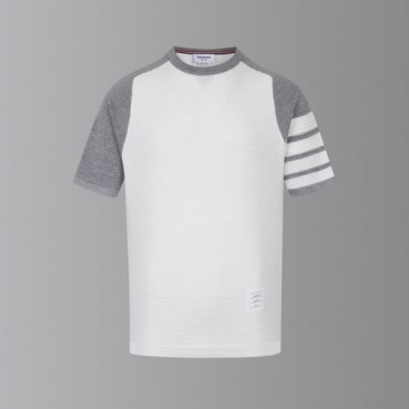 톰브라운 남성 라운드 반팔티 - Thom Browne Mens Round Tshirts 