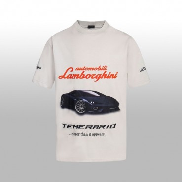발렌시아가 남성 라운드 반팔 티셔츠 - Balenciaga Mens Round Tshirt 