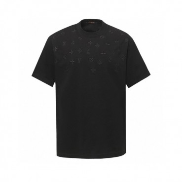 루이비통 남성 라운드 반팔 티셔츠 - Louis vuitton Mens Round Tshirt 