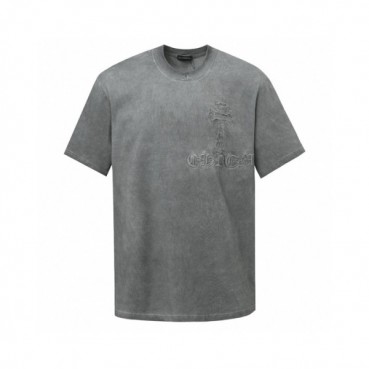 크롬하츠 남성 라운드 반팔티 - Chrom Hearts Mens Round Tshirt 