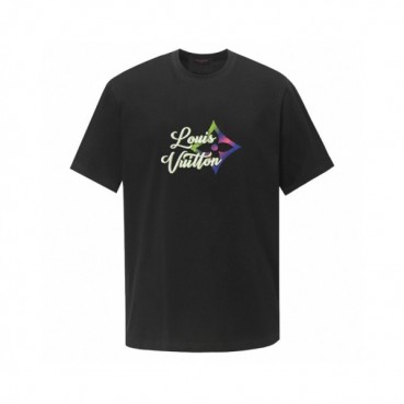 루이비통 남성 라운드 반팔 티셔츠 - Louis vuitton Mens Round Tshirt 