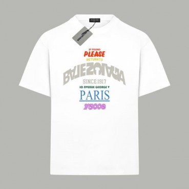 발렌시아가 남성 라운드 반팔 티셔츠 - Balenciaga Mens Round Tshirt 