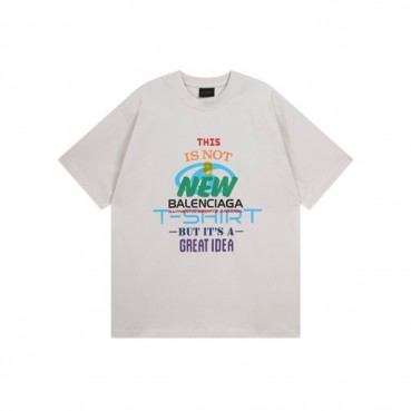 발렌시아가 남성 라운드 반팔 티셔츠 - Balenciaga Mens Round Tshirt 