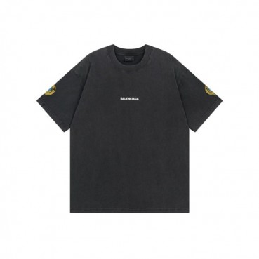발렌시아가 남성 라운드 반팔 티셔츠 - Balenciaga Mens Round Tshirt 