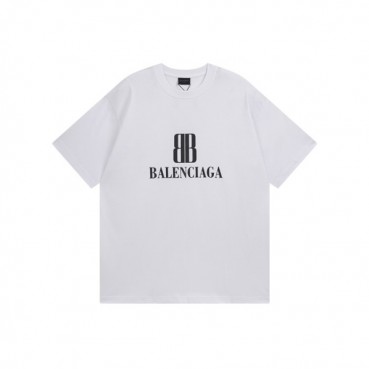 발렌시아가 남성 라운드 반팔 티셔츠 - Balenciaga Mens Round Tshirt 