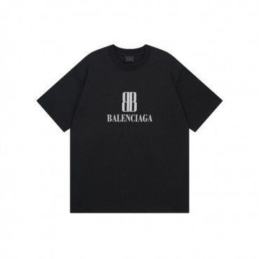 발렌시아가 남성 라운드 반팔 티셔츠 - Balenciaga Mens Round Tshirt 