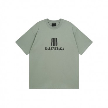 발렌시아가 남성 라운드 반팔 티셔츠 - Balenciaga Mens Round Tshirt 