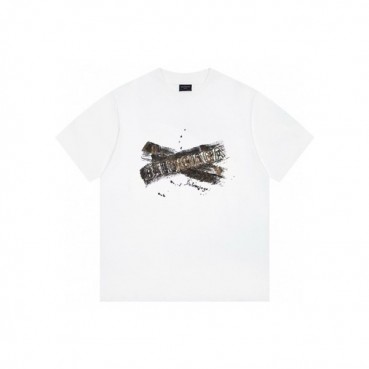 발렌시아가 남성 라운드 반팔 티셔츠 - Balenciaga Mens Round Tshirt 