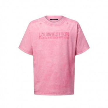 루이비통 남성 라운드 반팔 티셔츠 - Louis vuitton Mens Round Tshirt 