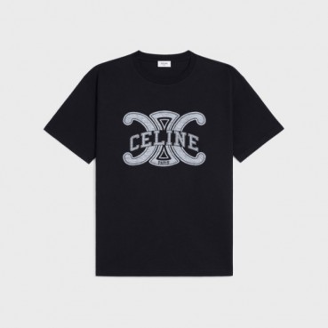 셀린느 남성 반팔 티셔츠 - Celine Mens Round Tshirt 