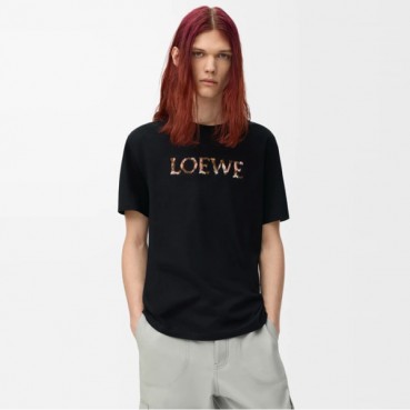 로에베 남성 라운드 반팔티 - Loewe Mens Round Tshirt 