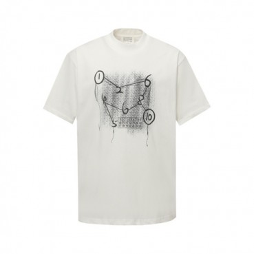 메종 마르지엘라 남성 라운드 반팔 티셔츠 - Maison Margiela Mens Round Tshirt 
