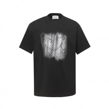 메종 마르지엘라 남성 라운드 반팔 티셔츠 - Maison Margiela Mens Round Tshirt 