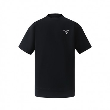 프라다 남성 라운드 반팔티 - Prada Mens Round Tshirt 