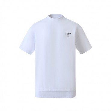 프라다 남성 라운드 반팔티 - Prada Mens Round Tshirt 