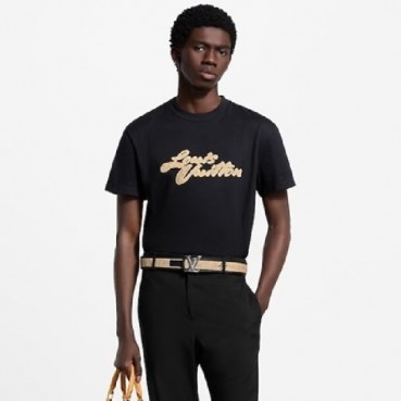 루이비통 남성 라운드 반팔 티셔츠 - Louis vuitton Mens Round Tshirt 