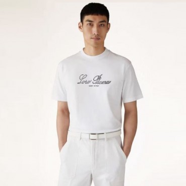 로로피아나 남성 라운드 반팔티 - Loro Piana Mens Round Tshirt 