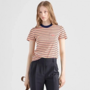 프라다 여성 반팔 티셔츠 - Prada Womens Round Tshirt 