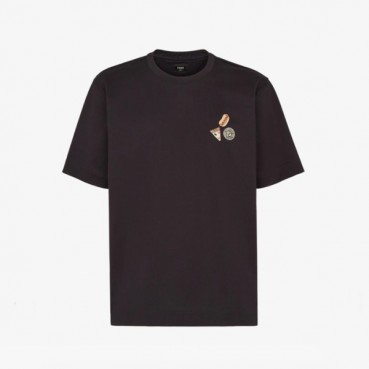 펜디 남성 라운드 반팔 티셔츠 - Fendi Mens Round Tshirt 