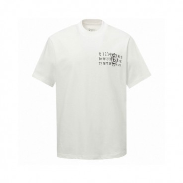 메종 마르지엘라 남성 라운드 반팔 티셔츠 - Maison Margiela Mens Round Tshirt 