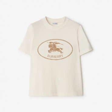버버리 여성 반팔 티셔츠 - Burberry Womens Round Tshirt 