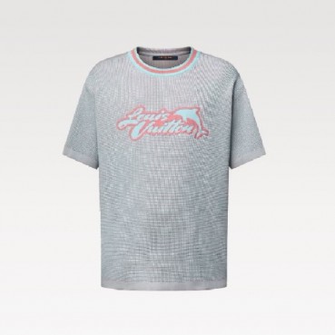 루이비통 남성 라운드 반팔 티셔츠 - Louis vuitton Mens Round Tshirt 