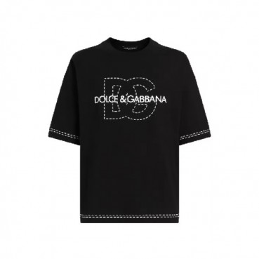 돌체앤가바나 남성 라운드 반팔 티셔츠 - Dolce&Gabbana Mens Round Tshirt 