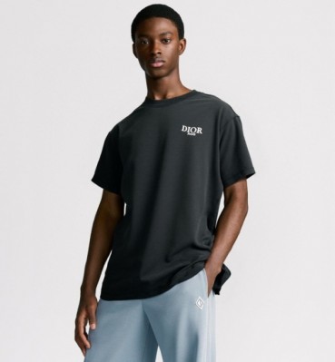 디올 남성 라운드 반팔 티셔츠 - Dior Mens Round Tshirt 
