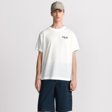 디올 남성 라운드 반팔 티셔츠 - Dior Mens Round Tshirt 