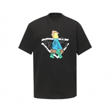 프라다 남성 라운드 반팔티 - Prada Mens Round Tshirt 