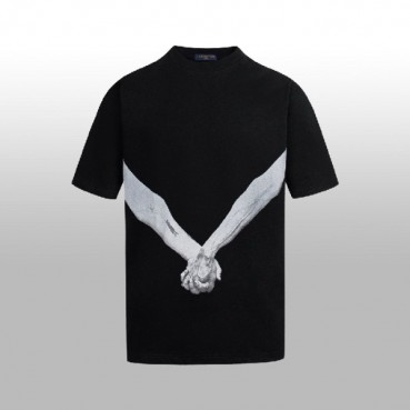 루이비통 남성 라운드 반팔티 - Louis vuitton Mens Round Tshirt 