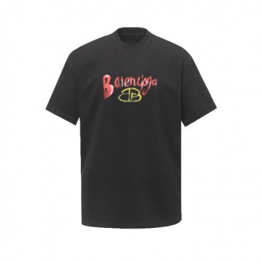 발렌시아가 남성 라운드 반팔 티셔츠 - Balenciaga Mens Round Tshirt 
