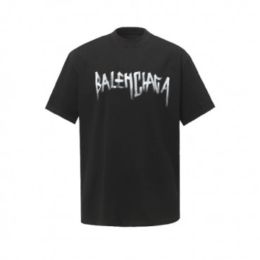 발렌시아가 남성 라운드 반팔 티셔츠 - Balenciaga Mens Round Tshirt 
