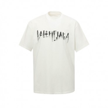 발렌시아가 남성 라운드 반팔 티셔츠 - Balenciaga Mens Round Tshirt 