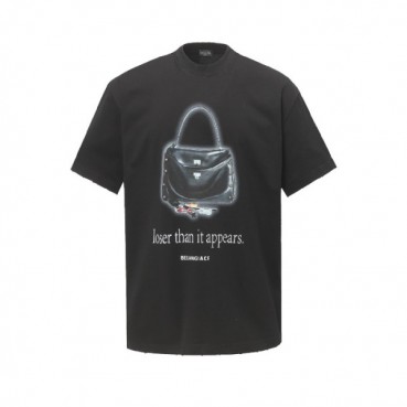발렌시아가 남성 라운드 반팔 티셔츠 - Balenciaga Mens Round Tshirt 