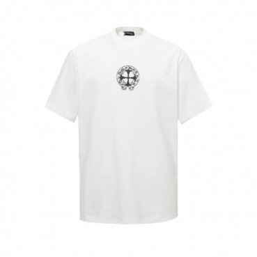 크롬하츠 남성 라운드 반팔티 - Chrom Hearts Mens Round Tshirt 