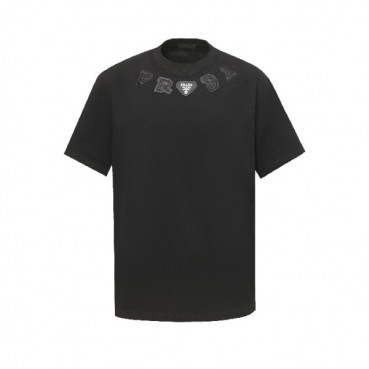 프라다 남성 라운드 반팔티 - Prada Mens Round Tshirt 