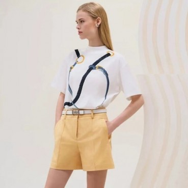 에르메스 여성 크루넥 반팔티 - Hermes Womens Round Tshirt 
