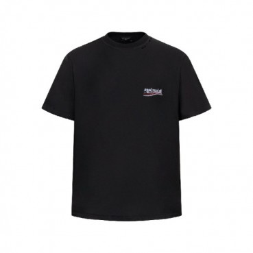 발렌시아가 남성 라운드 반팔 티셔츠 - Balenciaga Mens Round Tshirt 