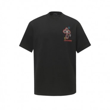 크롬하츠 남성 라운드 반팔티 - Chrom Hearts Mens Round Tshirt 