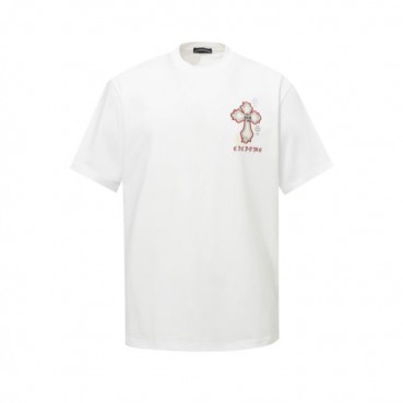 크롬하츠 남성 라운드 반팔티 - Chrom Hearts Mens Round Tshirt 