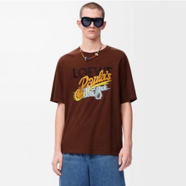 로에베 남성 라운드 반팔티 - Loewe Mens Round Tshirt 