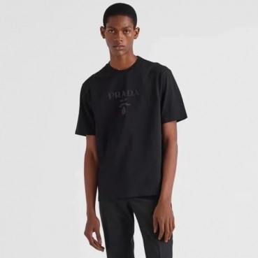 프라다 남성 라운드 반팔티 - Prada Mens Round Tshirt 